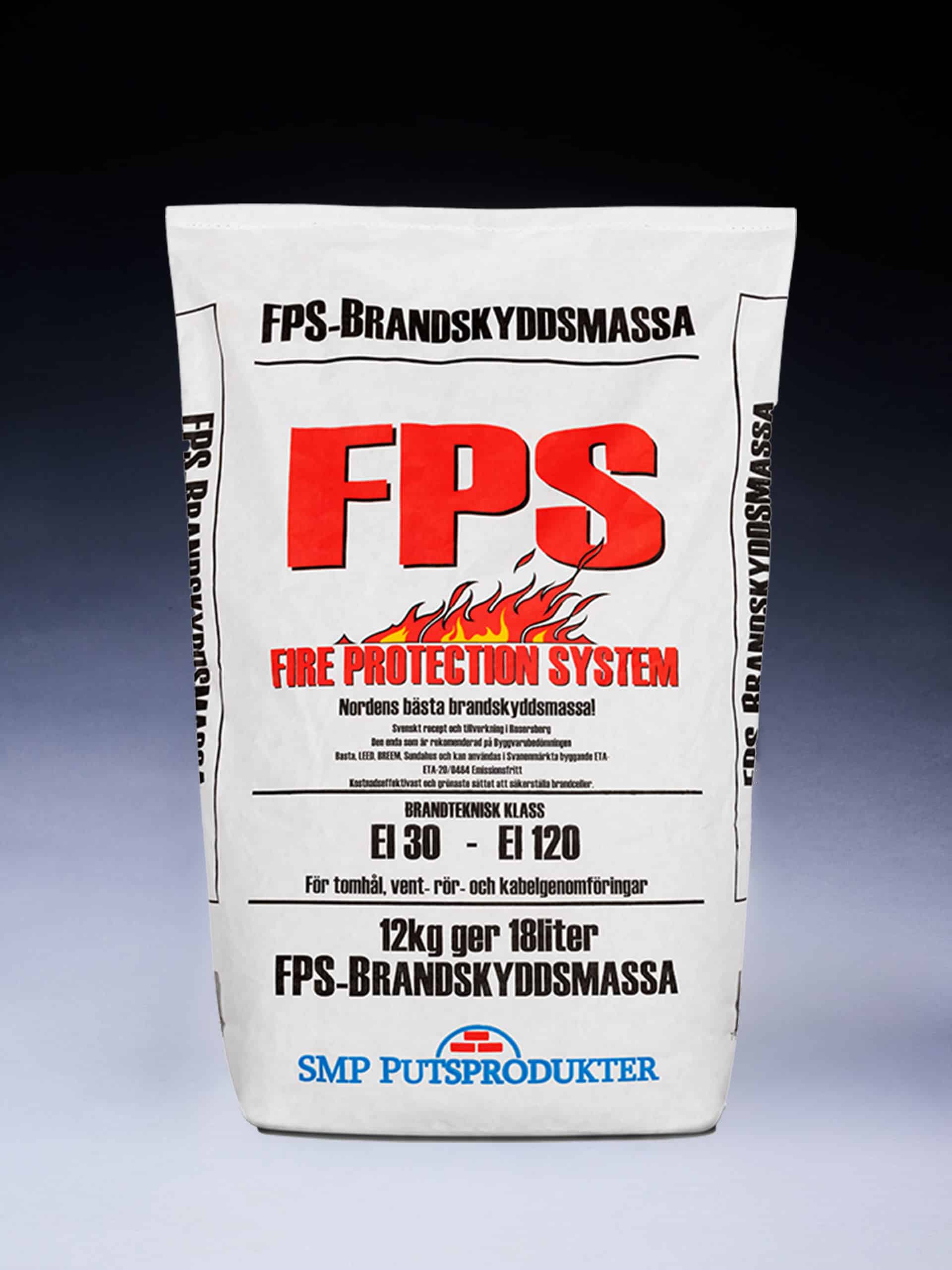 FPS-brandskyddsmassa för tomhål, vent-, rör- och kabelgenomföringar
